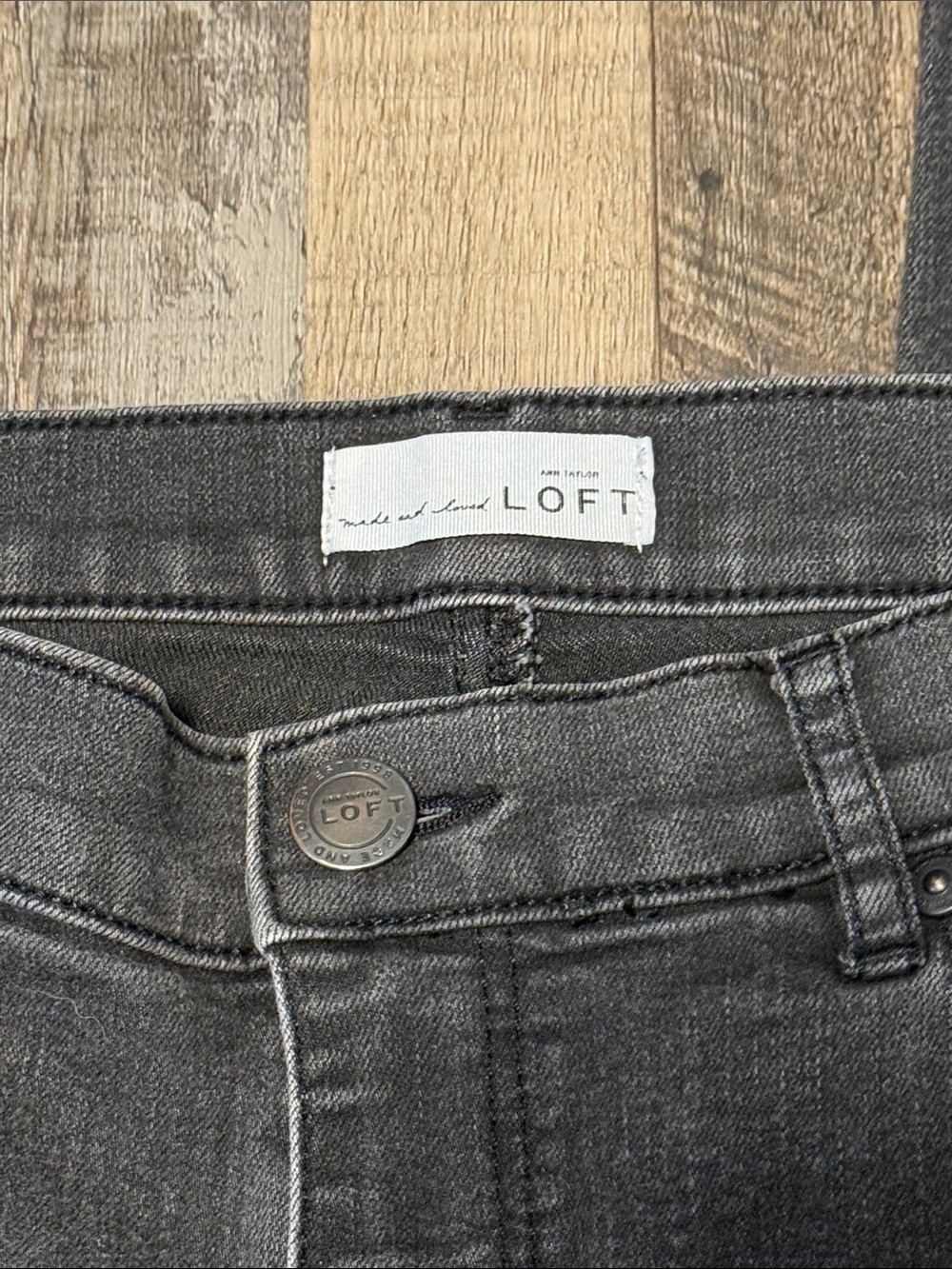 Loft Black Skinny Jeans Women’s Size 10 30 - Picture 2 of 5